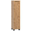 MIDISCHRANK 30/130/35 cm  - Eiche Wotan/Schwarz, MODERN, Holzwerkstoff/Kunststoff (30/130/35cm) - Held
