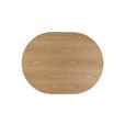 ESSTISCH 120/160/120/76 cm Echtholz, Nachbildung  Holz, Holzwerkstoff ausziehbar oval Eichefarben  - Eichefarben, Design, Holz/Holzwerkstoff (120/160/120/76cm) - Carryhome