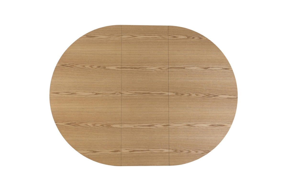 ESSTISCH Eichefarben oval  ausziehbar  - Eichefarben, Design, Holz/Holzwerkstoff (120/160/120/76cm) - Carryhome