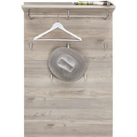 PANEL ZA ODLAGANJE KAPUTA  boja srebrnog hrasta   pločasti materijal  - boja srebrnog hrasta, Dizajnerski, pločasti materijal (85/128/30cm) - Xora