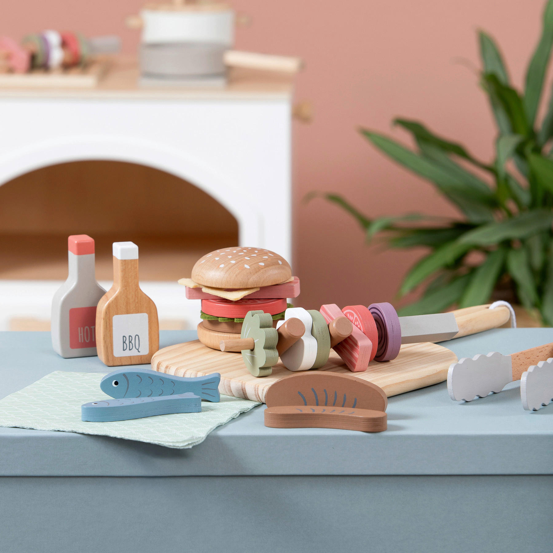 KINDERKÜCHENZUBEHÖR - Naturfarben, Basics, Holz (7cm) - MUSTERKIND