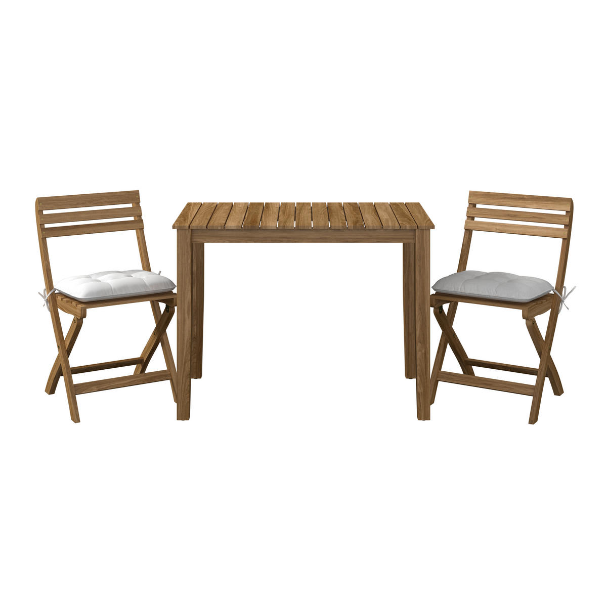 BALKONSET   - Akaziefarben, MODERN, Holz (100/59/74cm) - Ambia Garden