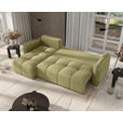 ECKSOFA Hellgrün Flachgewebe Zierkissen, Rückenkissen, Bettkasten, Schlaffunktion, Rücken echt, Liegefläche im Originalstoff  - Schwarz/Hellgrün, MODERN, Kunststoff/Textil (142/240cm) - Carryhome