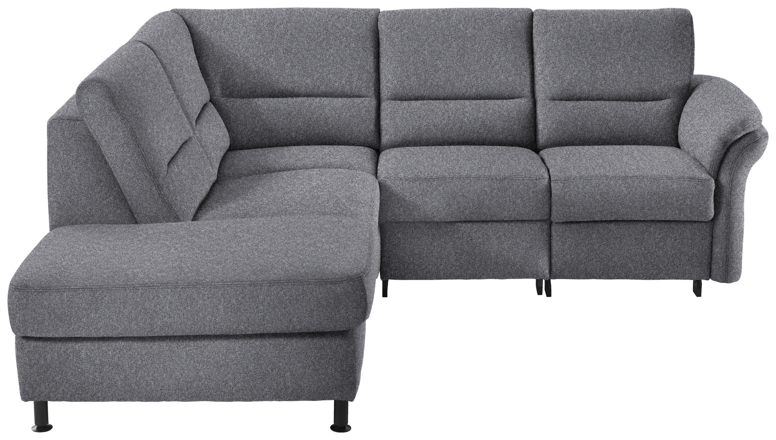 HÖRNSOFFA i flatväv blå  - blå/svart, Modern, metall/textil (203/227cm) - Beldomo System