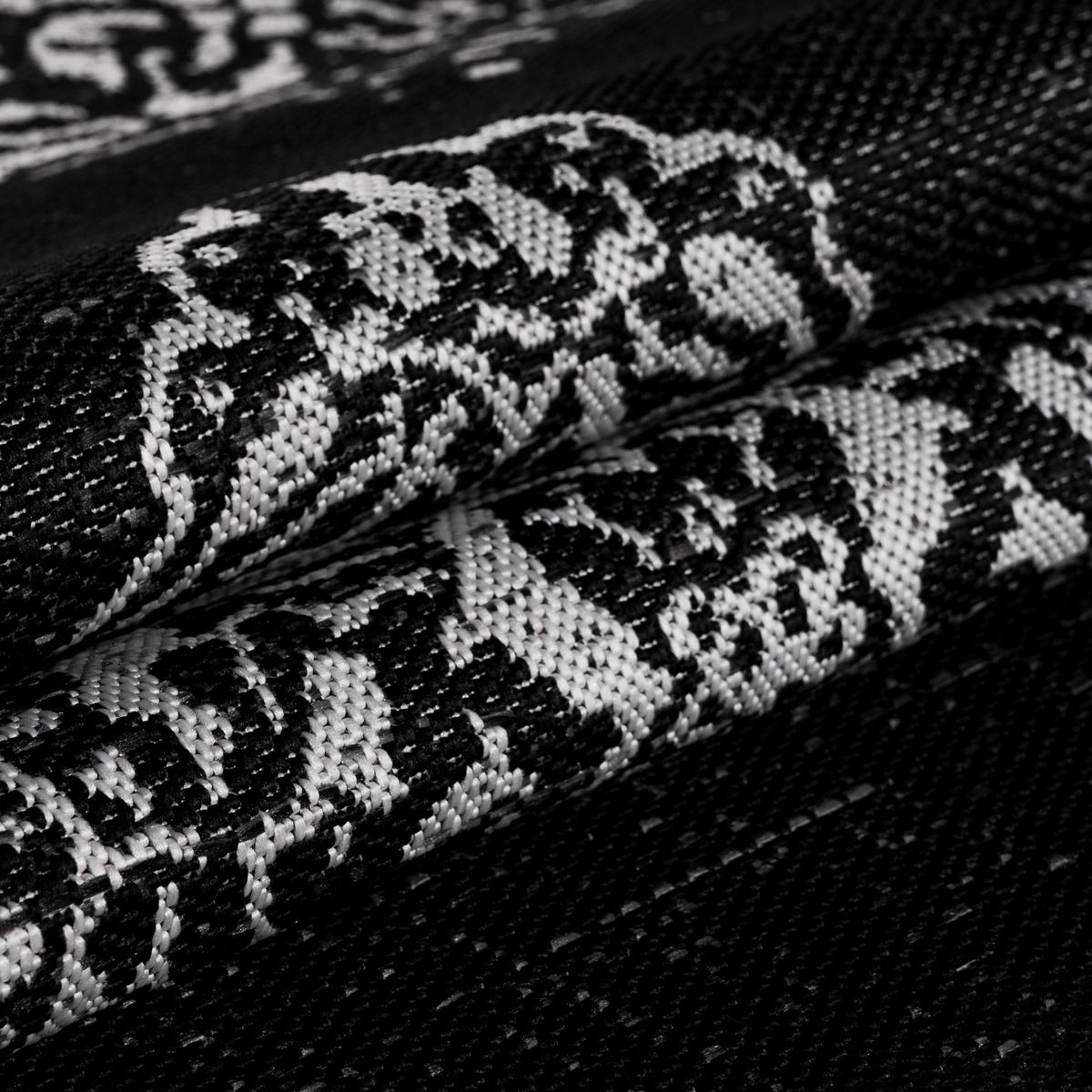 OUTDOORTEPPICH 240/340 cm Sunny Schwarz  - Schwarz, Design, Textil (240/340cm) - Novel