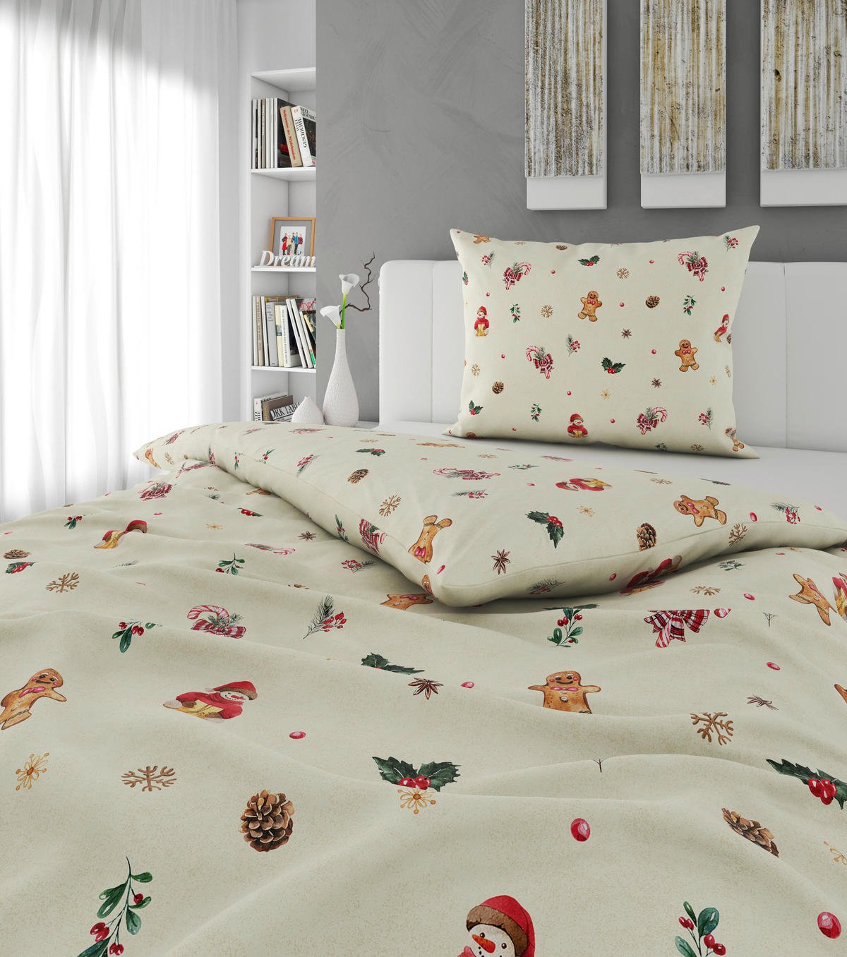 BETTWÄSCHE 2-teilig Flanell 140/200 cm  - Multicolor, KONVENTIONELL, Textil (140/200cm) - Esposa