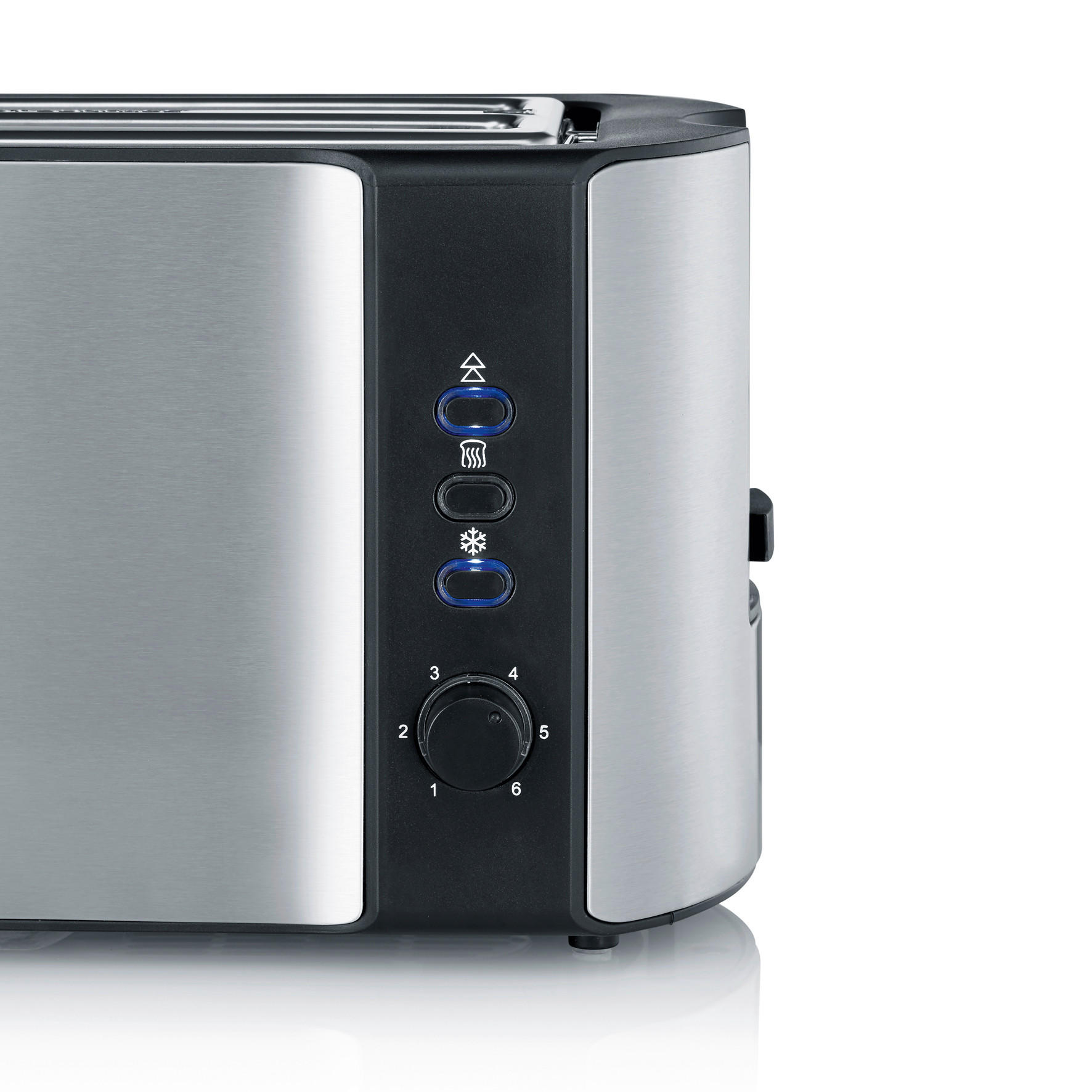 TOASTER  - Edelstahlfarben/Schwarz, Kunststoff/Metall (38/16,5/19cm) - Severin