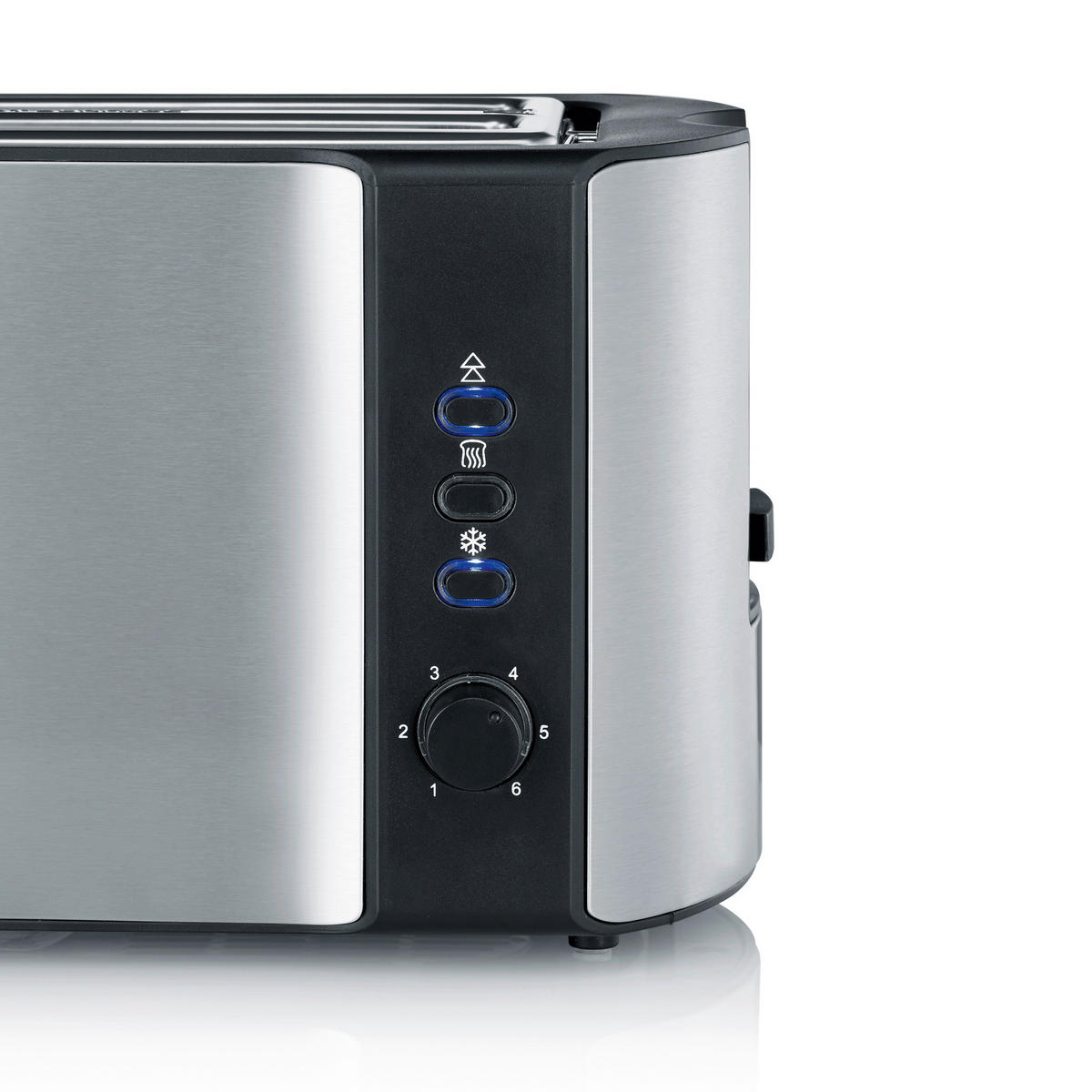 TOASTER  - Edelstahlfarben/Schwarz, Kunststoff/Metall (38/16,5/19cm) - Severin