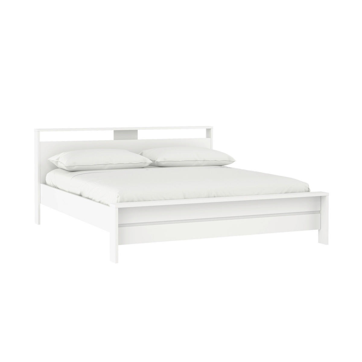 PAT 180/200 cm  alb  - alb, Konventionell, material pe bază de lemn (180/200cm) - Boxxx