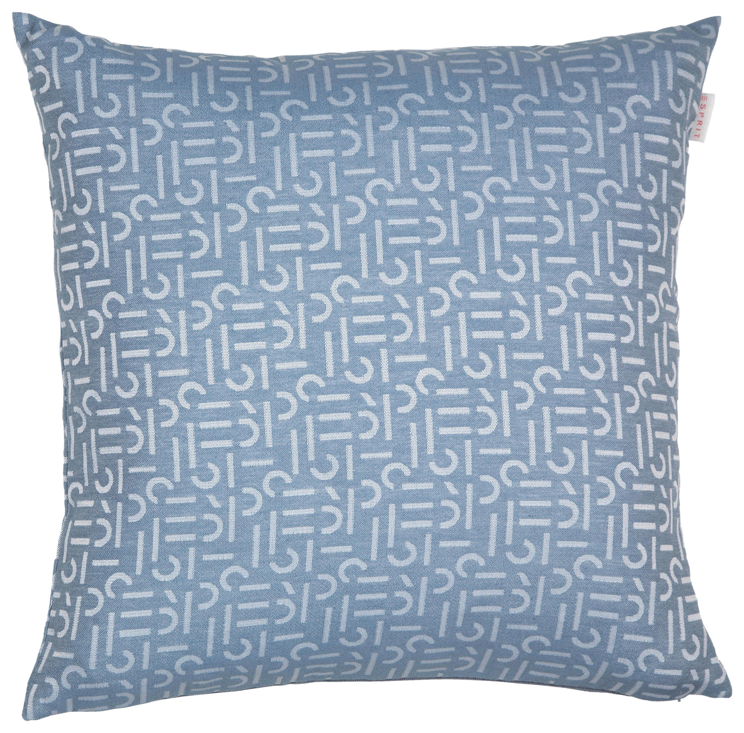 KISSENHÜLLE E-SCATTER 45X45 Scatter 45/45 cm  - Blau/Hellblau, KONVENTIONELL, Textil (45/45cm) - Esprit