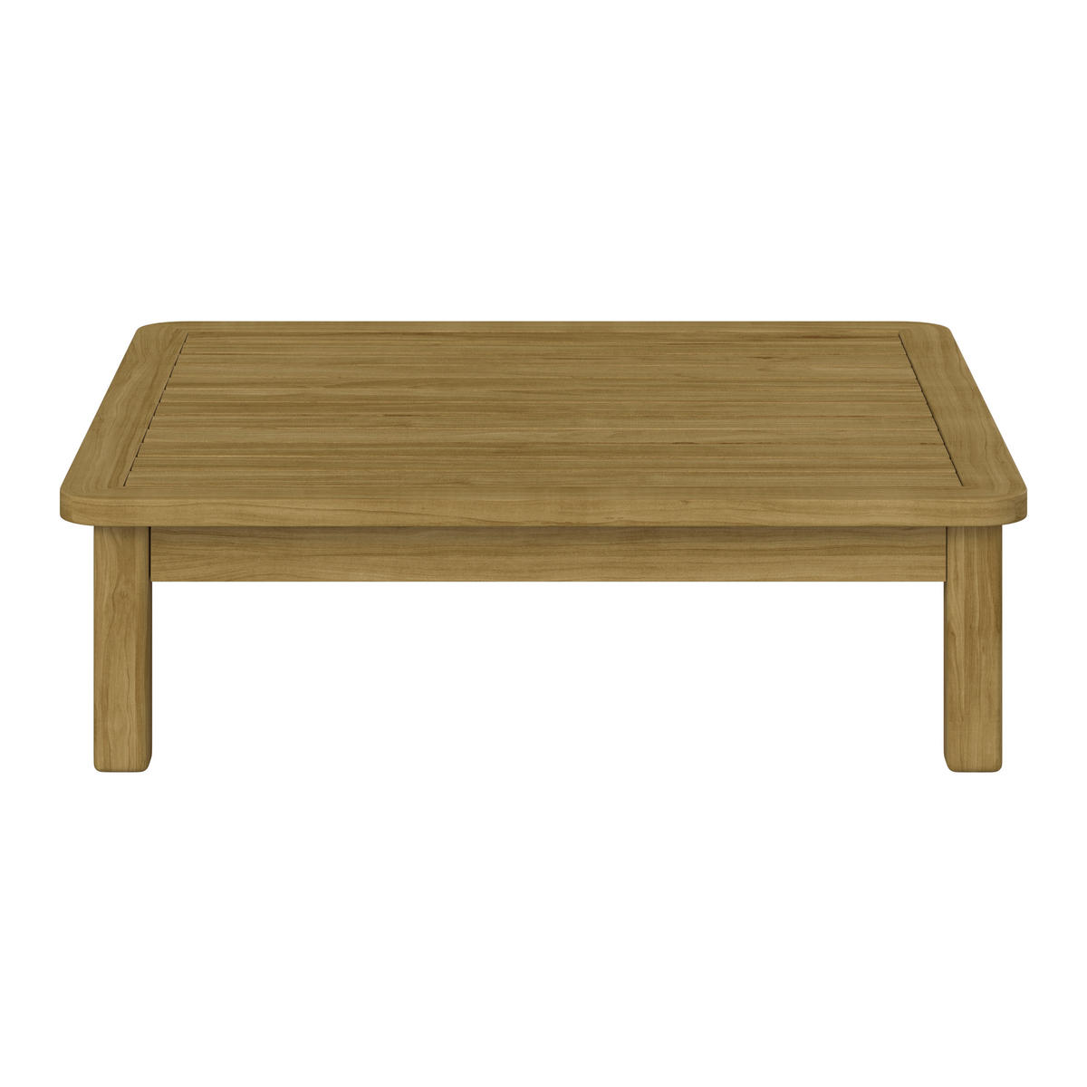 LOUNGE TABURE  boje bagrema, sivo-bež   - boje bagrema/sivo-bež, Natur, drvo/tekstil (80/31/76cm) - Ambia Garden