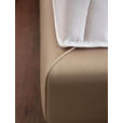 BOXSPRINGBETT 180/200 cm  in Hellgrau, Greige  - Greige/Hellgrau, Design, Textil/Metall (180/200cm) - Johann Jakob