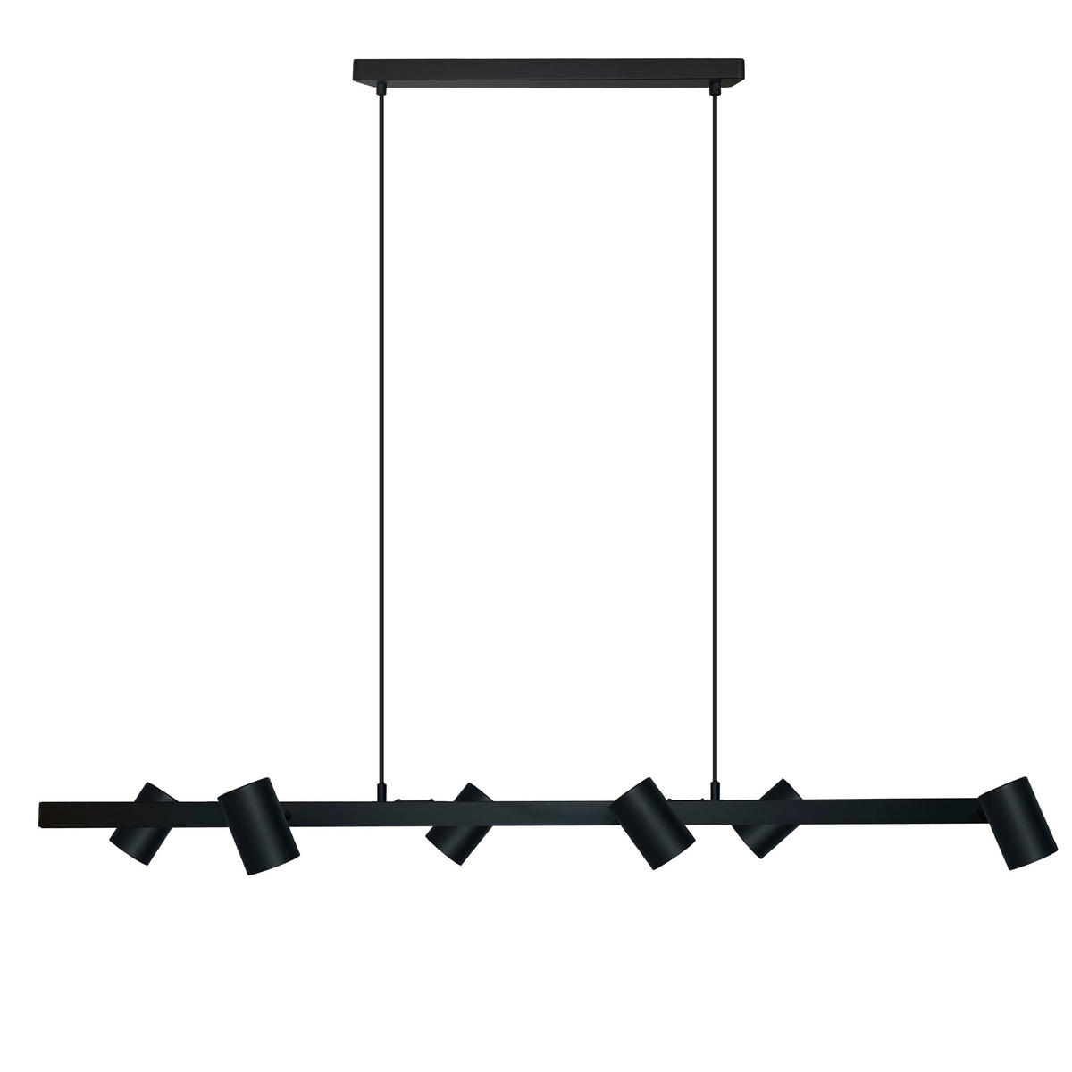 ZÁVĚSNÉ SVÍTIDLO, 115/45/150 cm  - černá, Design, kov (115/45/150cm)