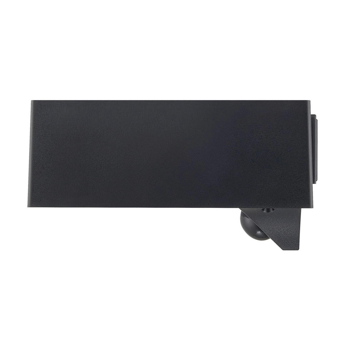 WANDLEUCHTE Monay 7.4/13.9/22 cm  - Schwarz, Design, Kunststoff (7.4/13.9/22cm) - Nordlux