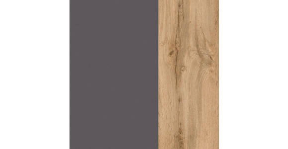 HÄNGESCHRANK 30/64/20 cm  - Eiche Wotan/Graphitfarben, Natur, Holzwerkstoff (30/64/20cm) - Xora