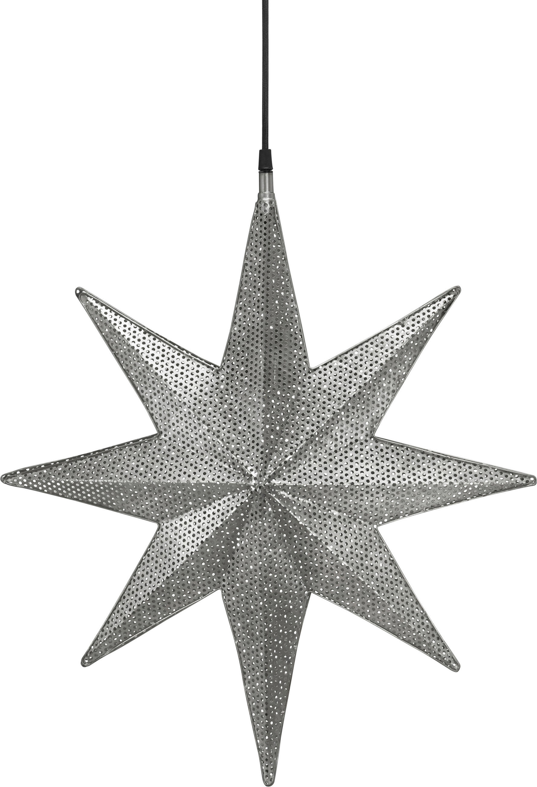 DEKOSTERN - Silberfarben, Basics, Metall (40/40cm)