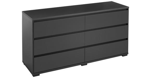 SIDEBOARD 160/79/48 cm in Anthrazit - Anthrazit, Design, Holzwerkstoff/Kunststoff (160/79/48cm) - Carryhome