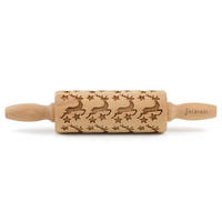 MOTIV-TEIGROLLE - Naturfarben, Basics, Holz (23/4,5/4,5cm) - Folkroll