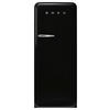 KÜHLSCHRANK 60/150/72,8 cm FAB28RBL6  - Schwarz, Basics, Glas/Metall (60/150/72,8cm) - SMEG