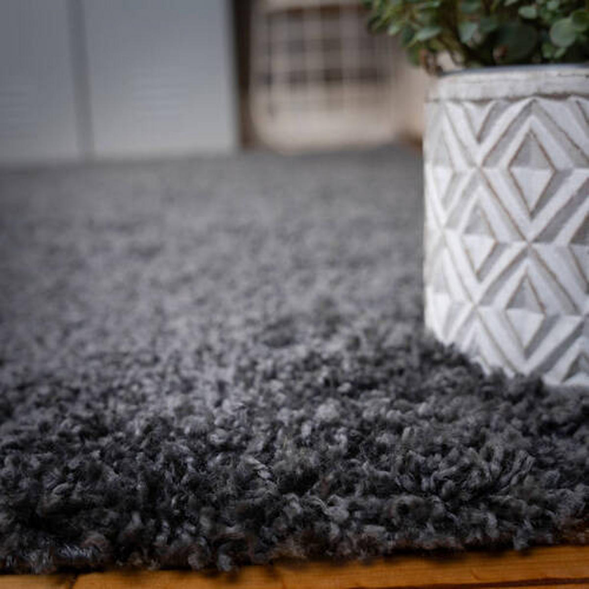 HOCHFLORTEPPICH 120/170 cm My Twist  - Anthrazit, Basics, Textil (120/170cm)