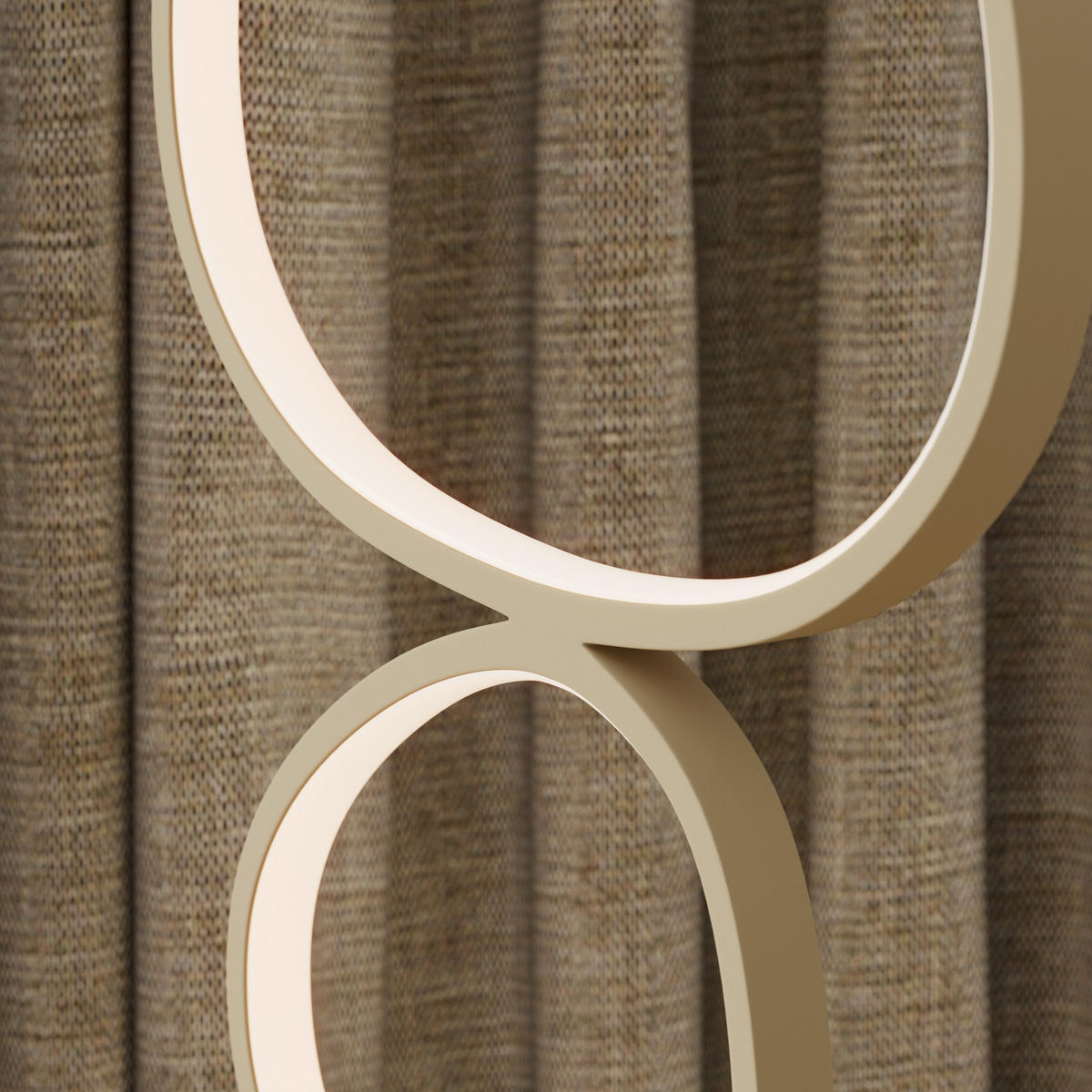 Lampadar Cu Led    - nisipiu, Design, plastic/metal (32,5l) - Novel