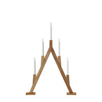 WEIHNACHTSPYRAMIDE  - Hellbraun, Basics, Holz (52/76,5/8cm) - Markslöjd
