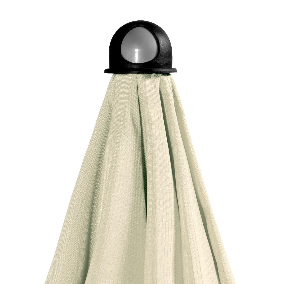 SLUNEČNÍK 200 cm - světle zelená/antracitová, Basics, kov/textil (200cm) - Ambia Garden