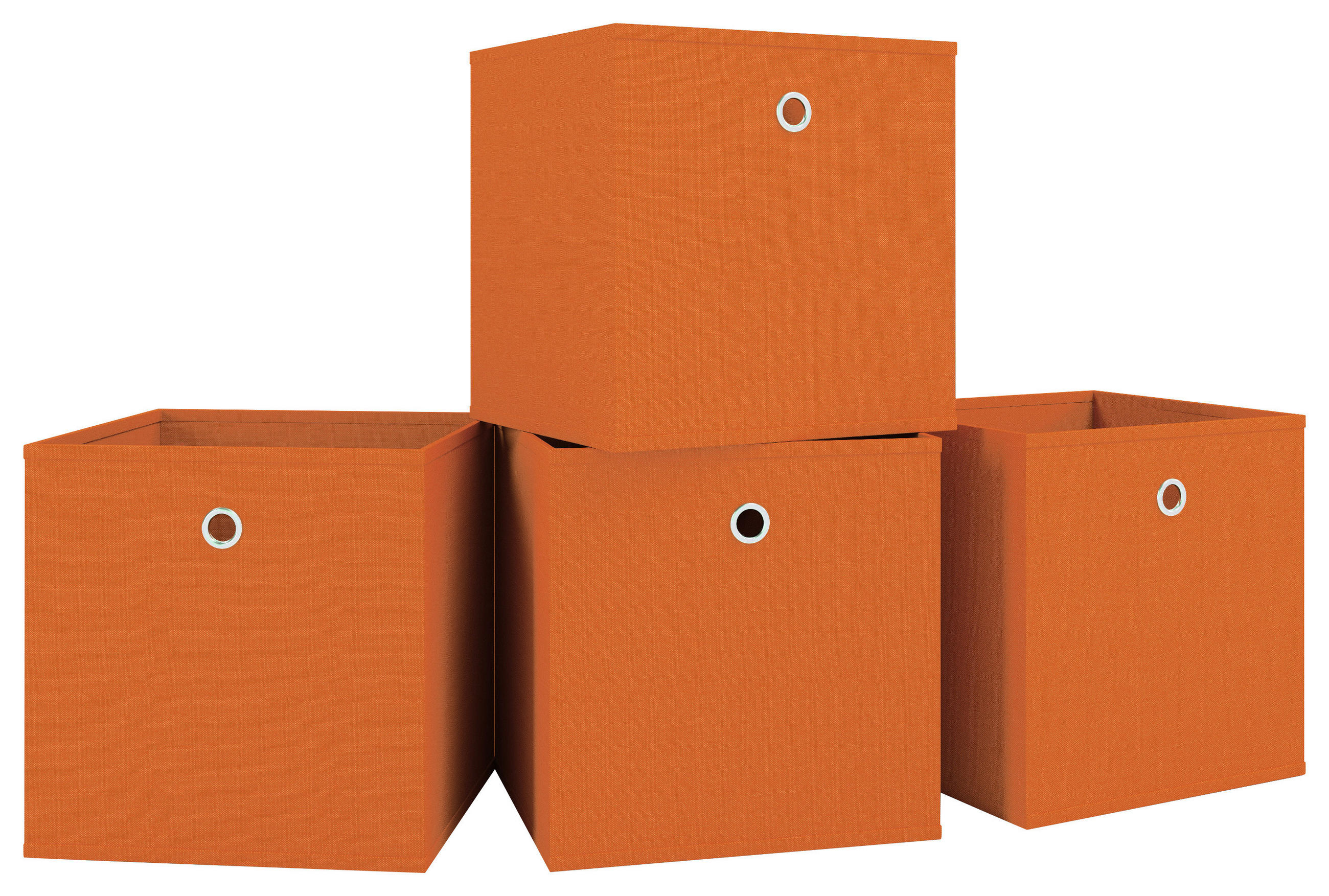 FALTBOX - Orange, Basics, Kunststoff (27/28/27cm) - MID.YOU