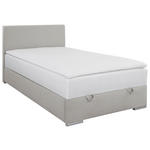BOXBETT 120/200 cm  in Ecru  - Chromfarben/Ecru, KONVENTIONELL, Kunststoff/Textil (120/200cm) - Carryhome