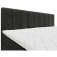 FAMILIENBETT - Anthrazit/Schwarz, Design, Holzwerkstoff/Kunststoff (240/200cm) - Esposa