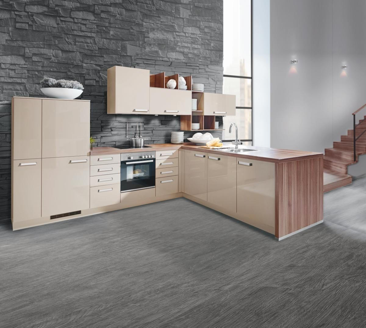 EINBAUKÜCHE   - Design, Holzwerkstoff - Dieter Knoll