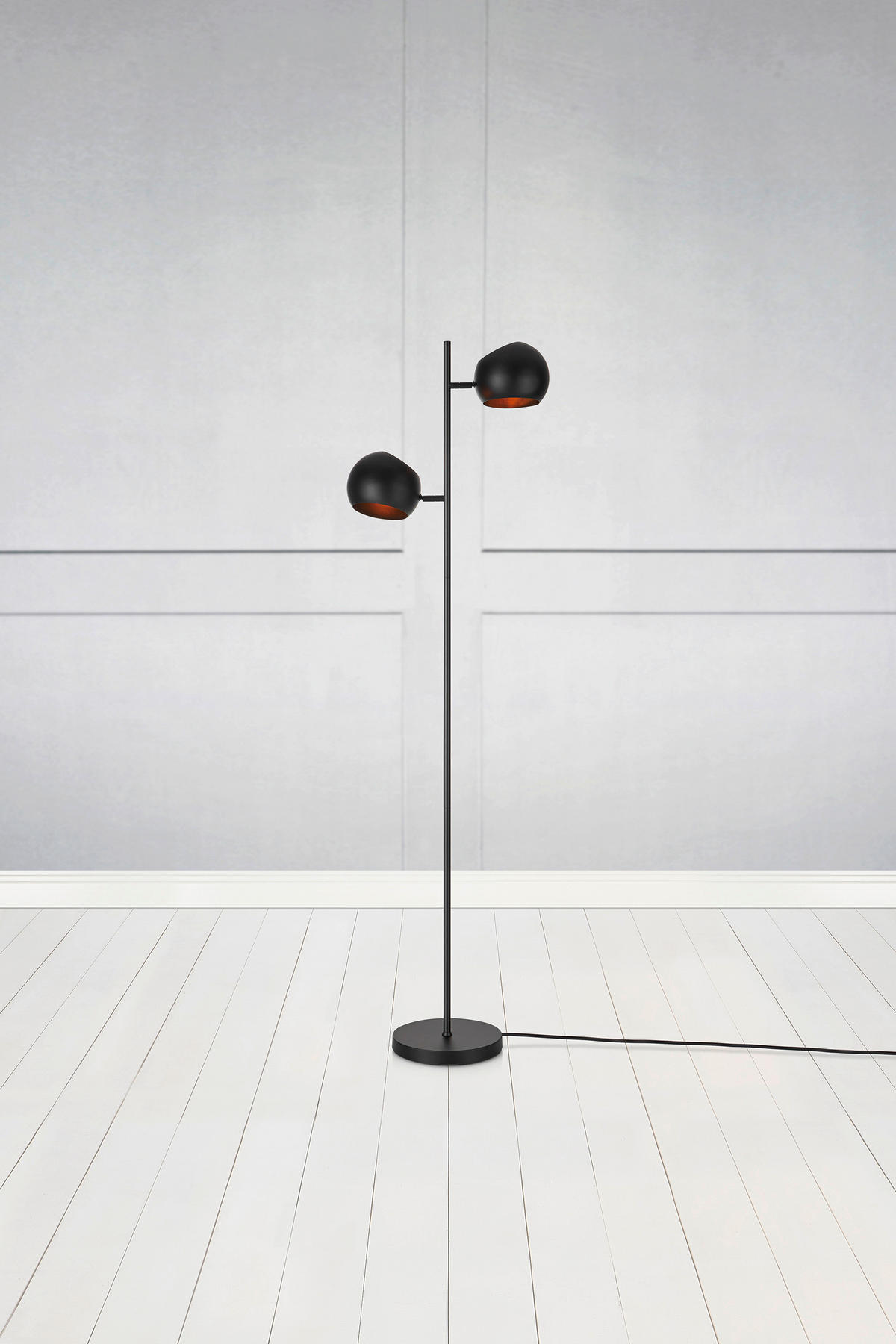 STEHLEUCHTE 23/40/145 cm    - Schwarz, Basics, Metall (23/40/145cm) - Markslöjd