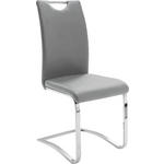 SCHWINGSTUHL  Lederauswahl Lederlook  - Grau, Design, Textil/Metall (43/100/57cm) - Carryhome