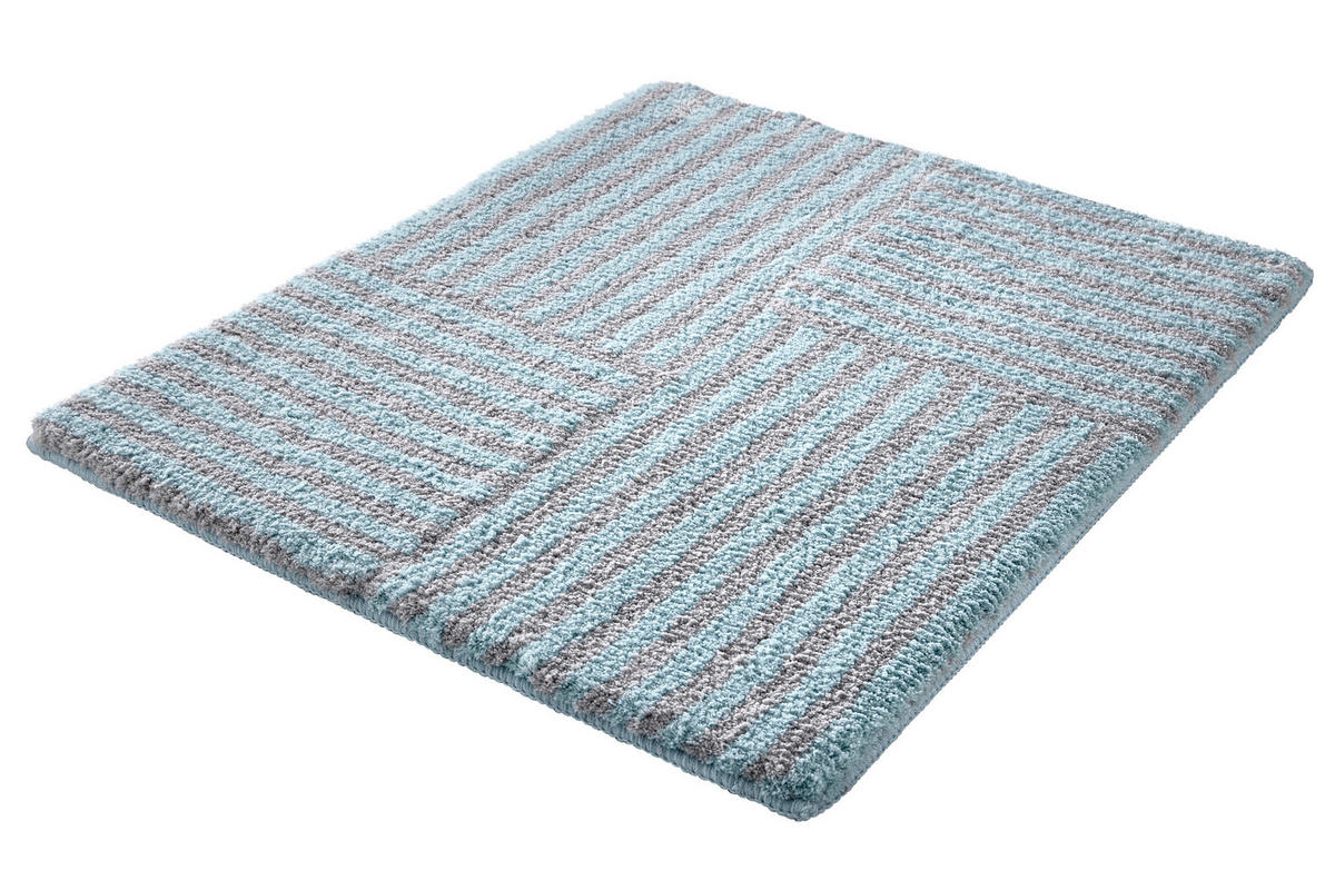 BADEMATTE Opal 55/65 cm  - Opal, Basics, Kunststoff/Textil (55/65cm) - Kleine Wolke