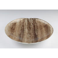 MISKA 33 cm  - zlatohnědá/krémová, Lifestyle, sklo (33cm) - Ambia Home