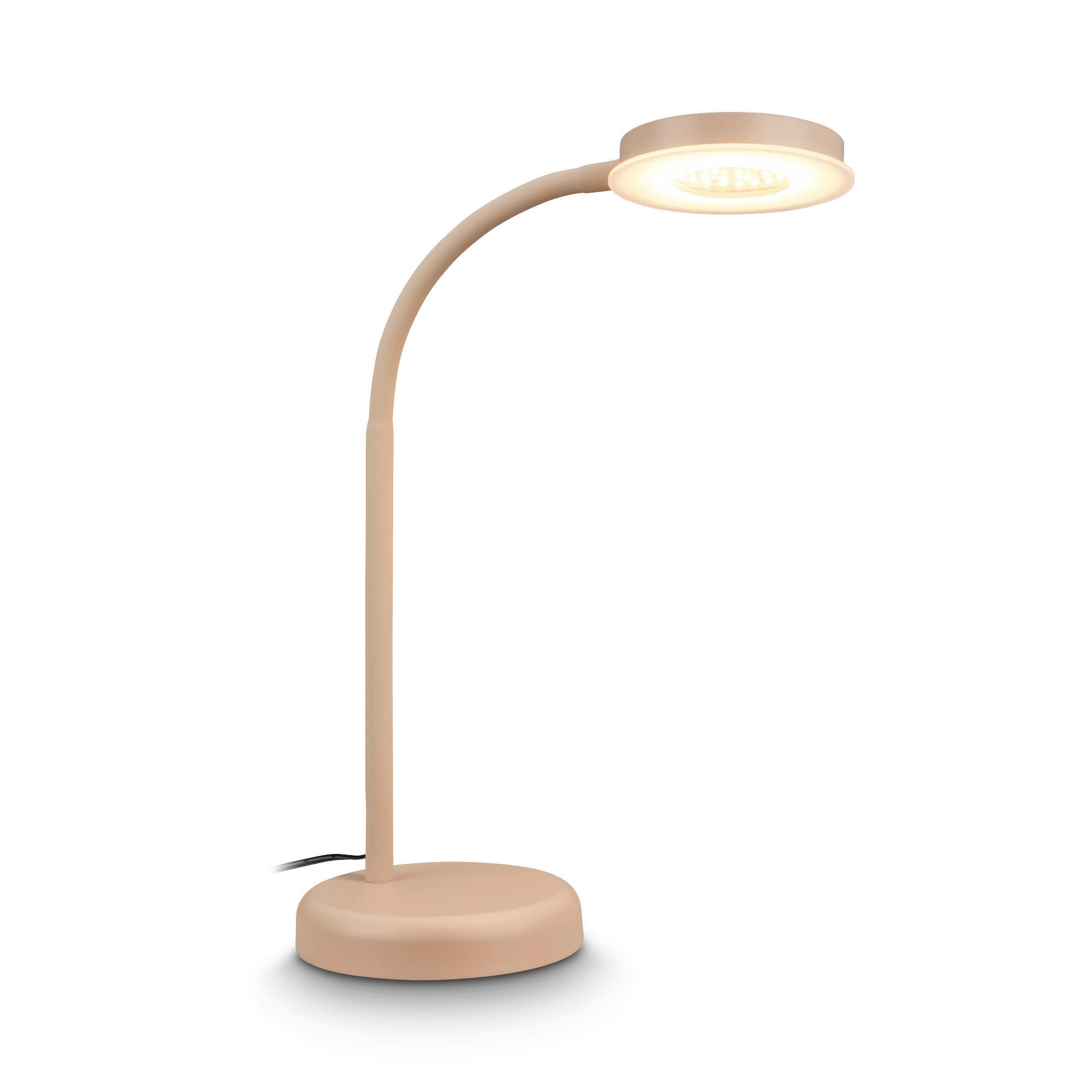 LED-TISCHLEUCHTE Megg 13/55,5 cm   - Beige, Basics, Kunststoff/Metall (13/55,5cm) - Briloner