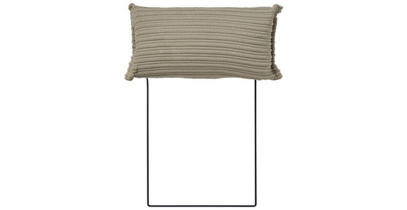KOPFSTÜTZE - Greige, KONVENTIONELL, Textil (50/25/15cm) - Carryhome
