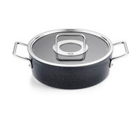 BRATENTOPF ADAMANT 3.1 L  - Schwarz, Basics, Glas/Metall (24cm) - Fissler