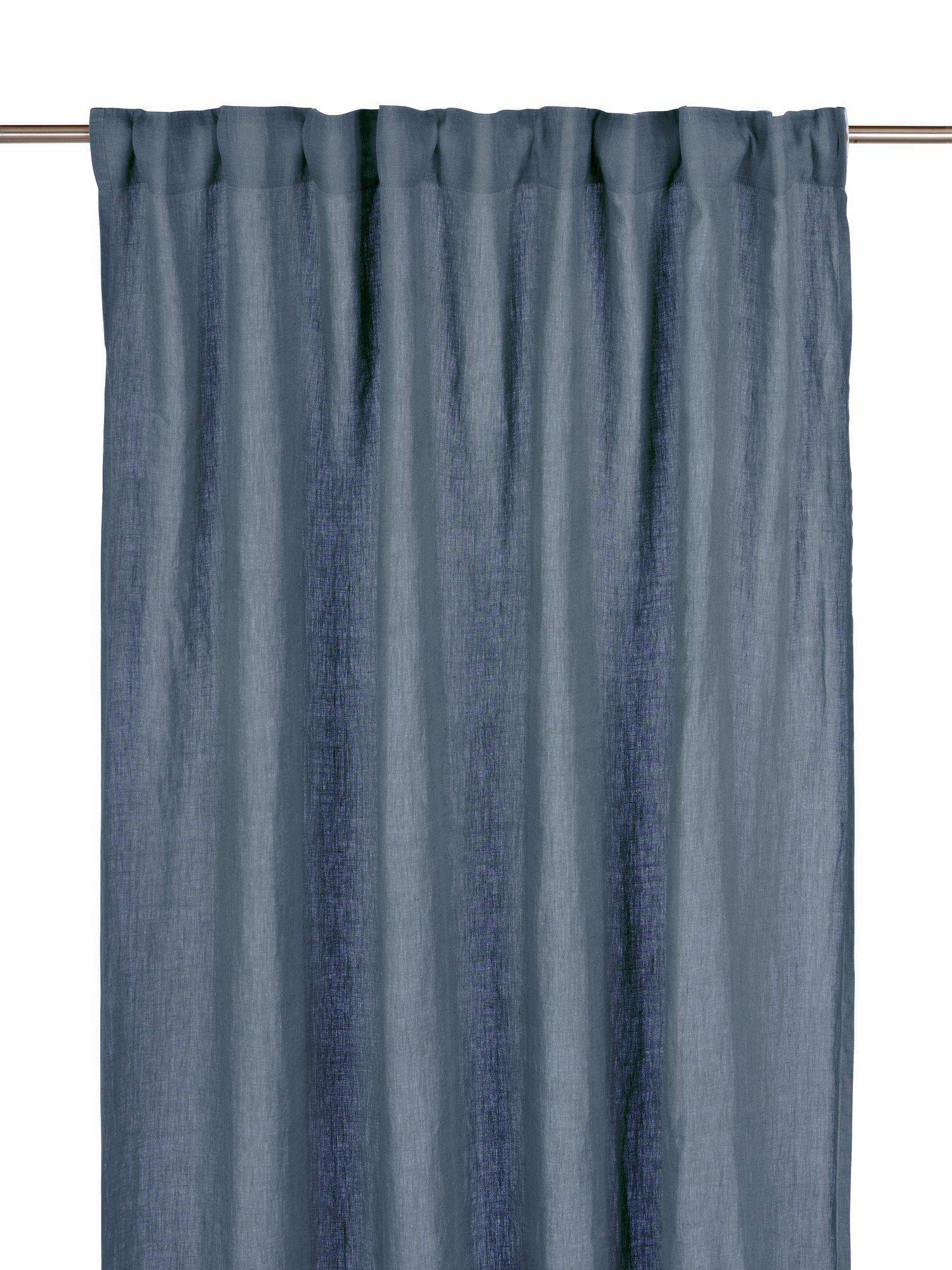 FERTIGVORHANG  - Blau, Basics, Textil (145/280cm) - Svanefors