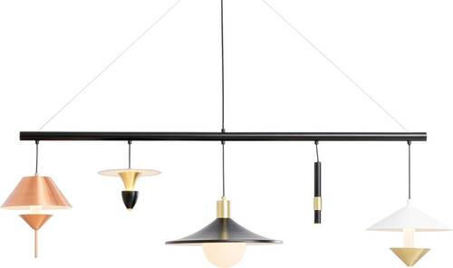 HÄNGELEUCHTE Capelli 154,5/150/35 cm   - MODERN, Metall (154,5/150/35cm) - Kare-Design