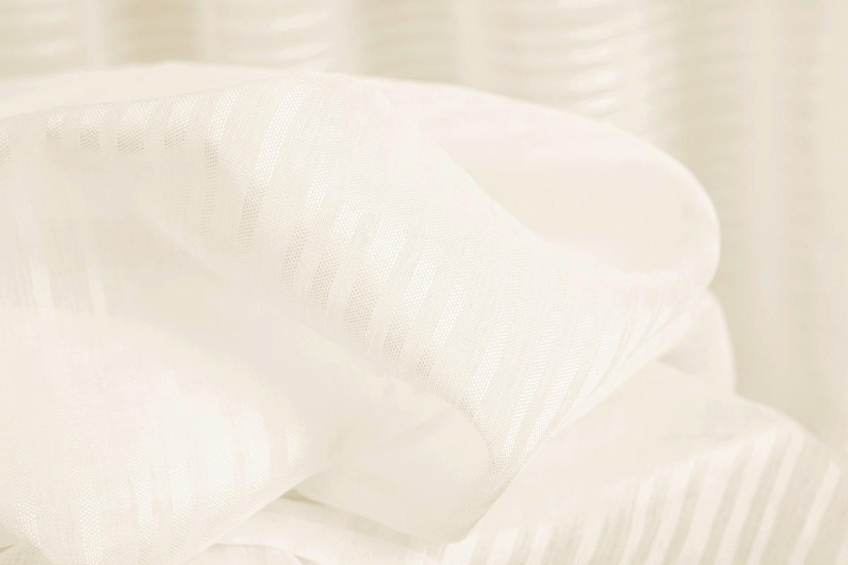 FERTIGVORHANG  transparent   280/300 cm  - Elfenbein, Basics, Textil (280/300cm)