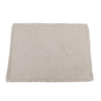 BORDSTABLETT textil linneimitation cremefärgad 48/33 cm  - cremefärgad, Basics, textil (48/33cm)
