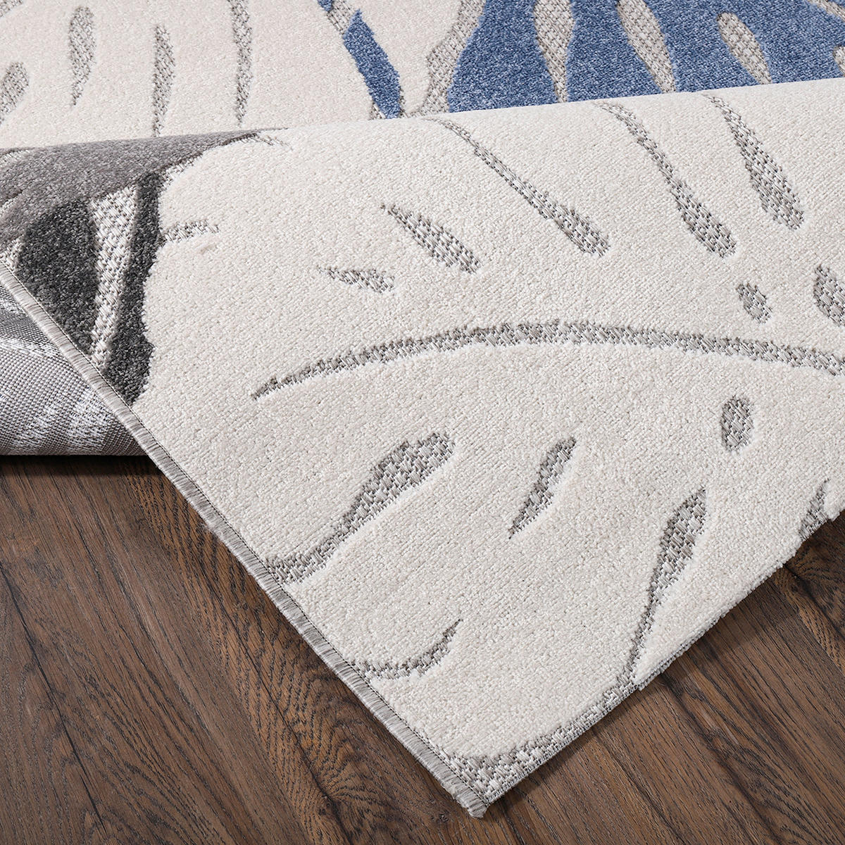 STAZA 80/200 cm   plava  Floral  - plava, Lifestyle, tekstil/plastika (80/200cm)