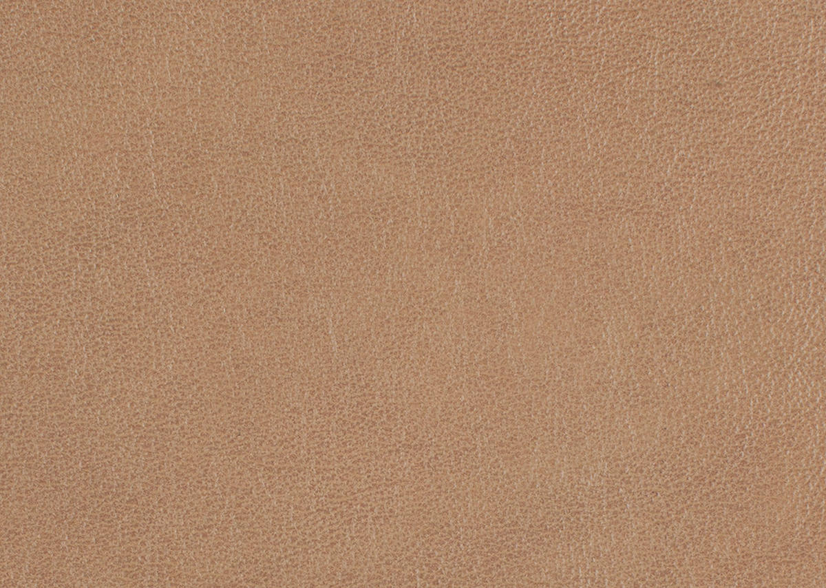 ECKSOFA in Echtleder Hellbraun  - Hellbraun/Bronzefarben, Design, Leder/Holz (176/314cm) - Valnatura