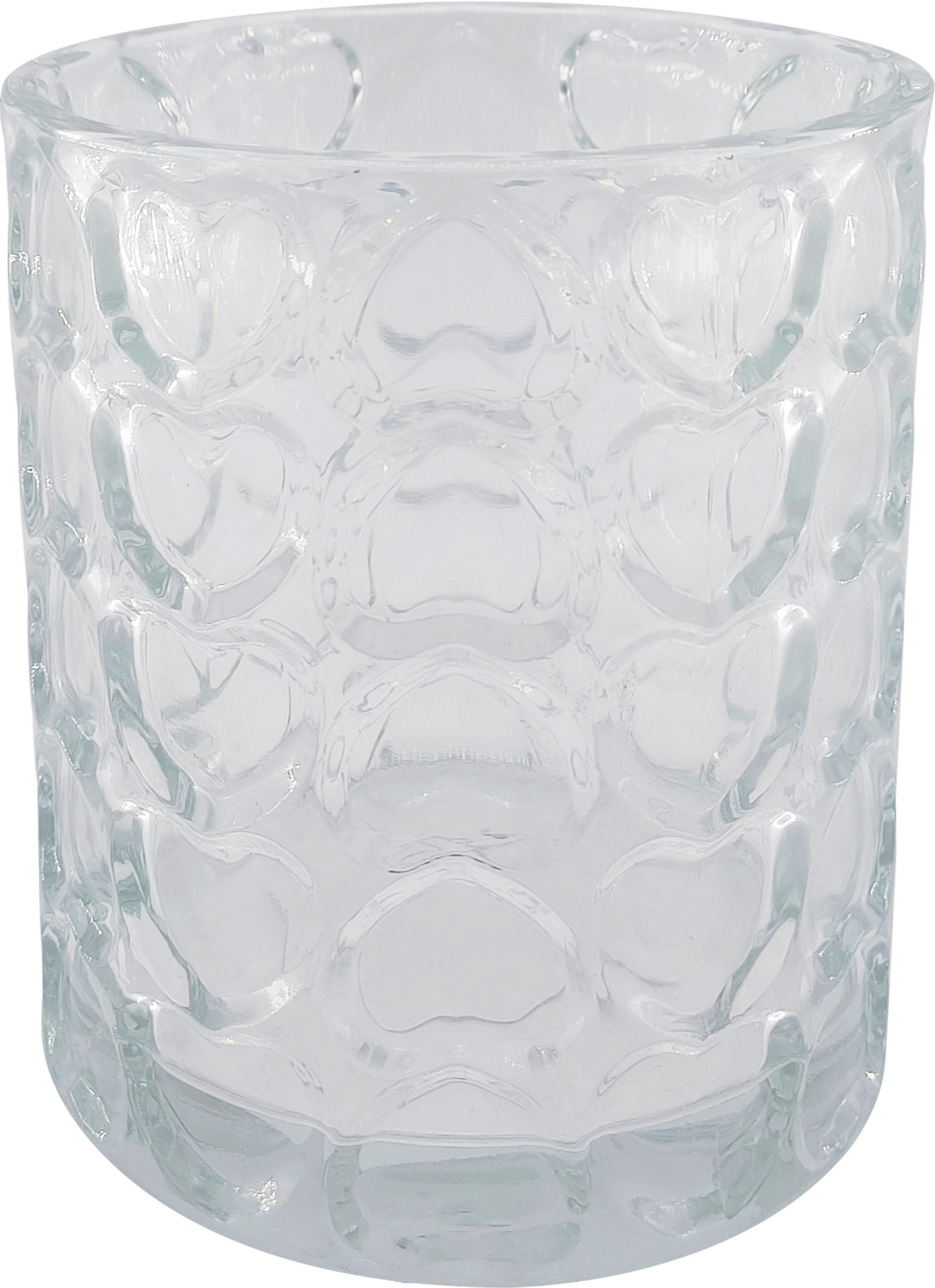 KERZENHALTER - Klar, Basics, Glas (10/12cm) - Ambia Home