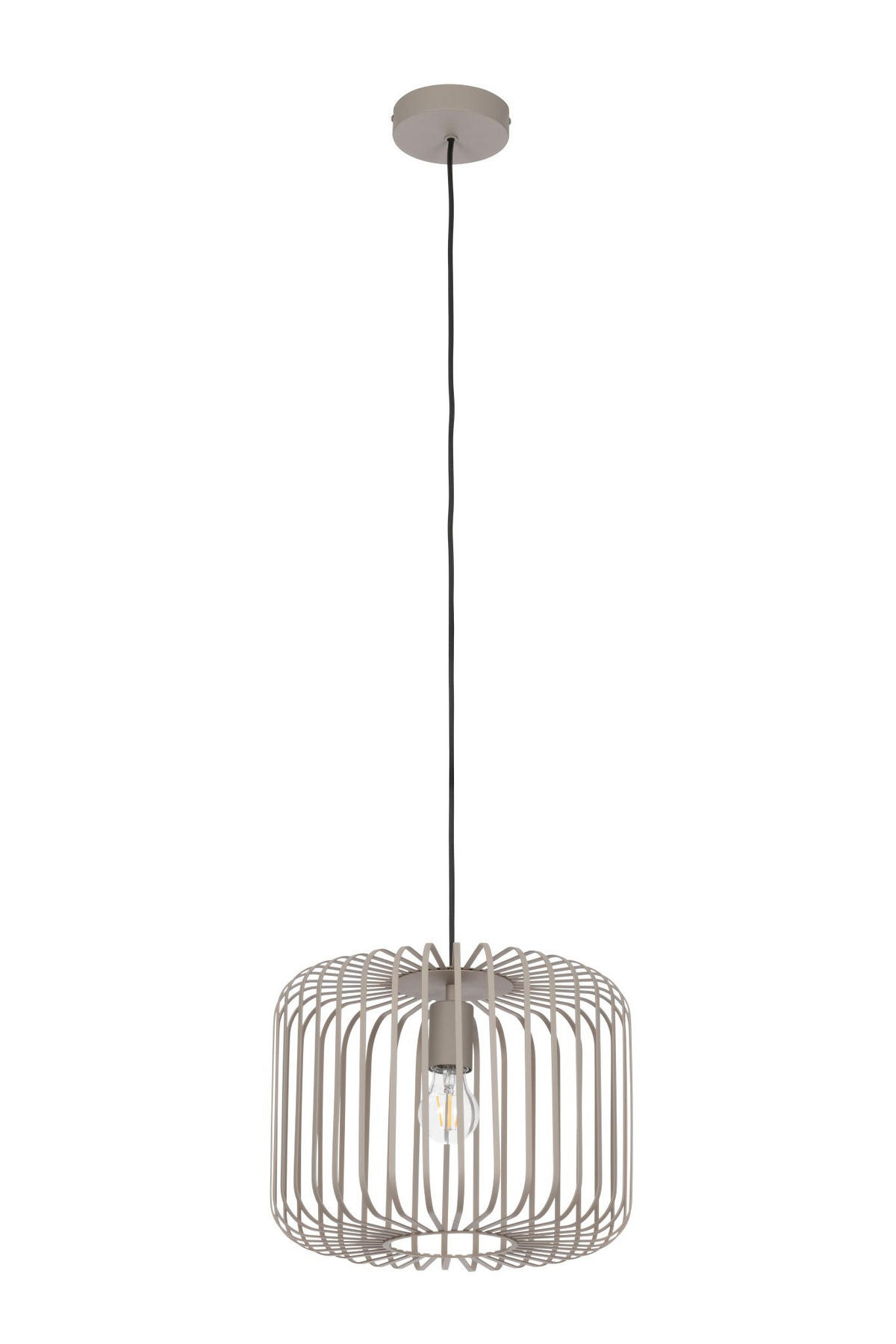 HÄNGLAMPA Coventry 35/120 cm  - sandfärgad, Klassisk, metall (35/120cm) - Novel