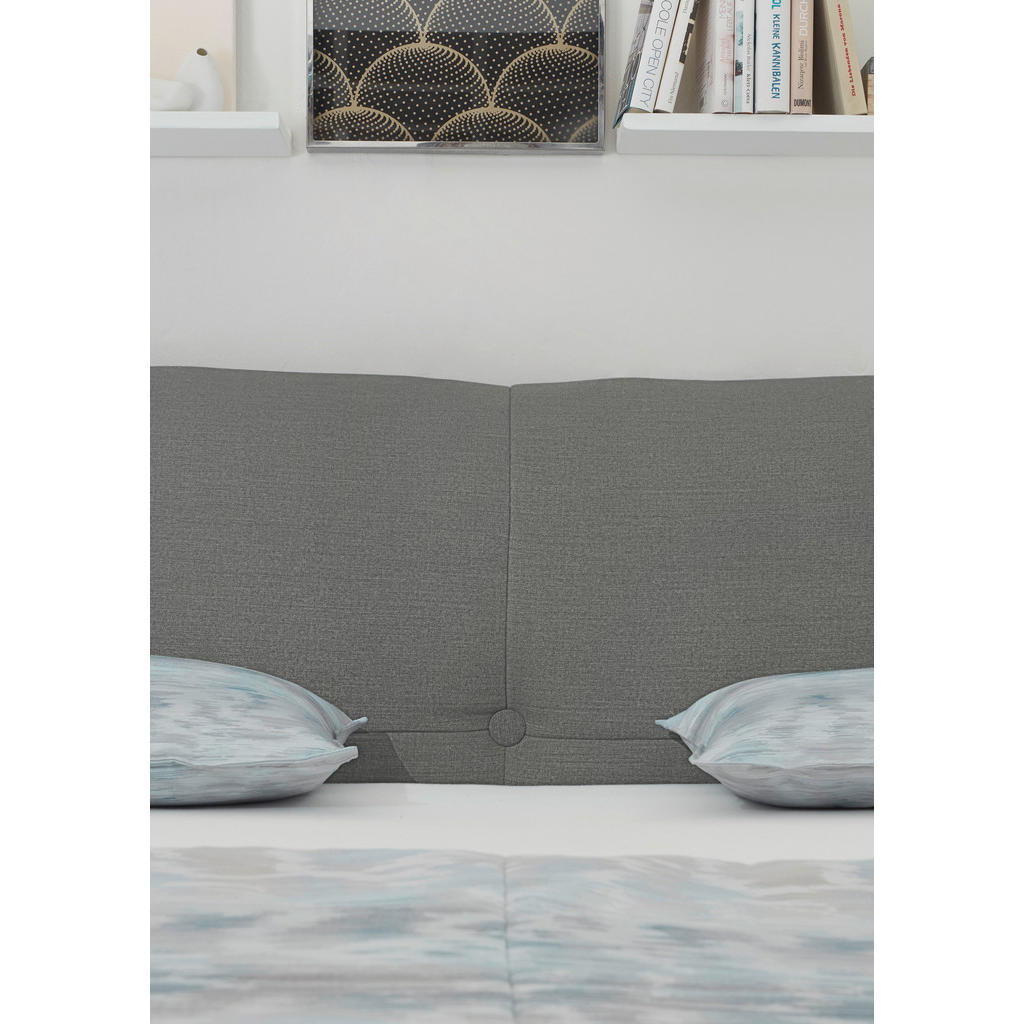 Thumbnail - RUF Betten Boxspringbett, Graubraun, Textil, H2 + H3, 7-Zonen, Höhe ca. 26 cm, 180x200 cm, Stoffauswahl, in verschiedene...