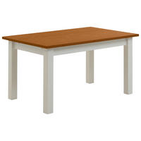 ESSTISCH in Holz 120/78/78 cm  - Bernsteinfarben/Weiß, ROMANTIK / LANDHAUS, Holz (120/78/78cm) - Boxxx