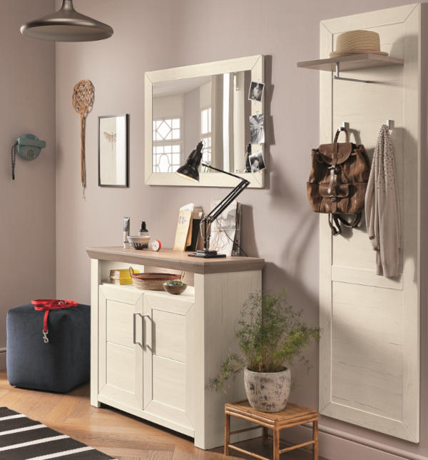 KOMMODE  in 104,5/93,4/42,2 cm  - Eichefarben/Pinienfarben, Basics, Holzwerkstoff/Metall (104,5/93,4/42,2cm) - SetOne by Musterring