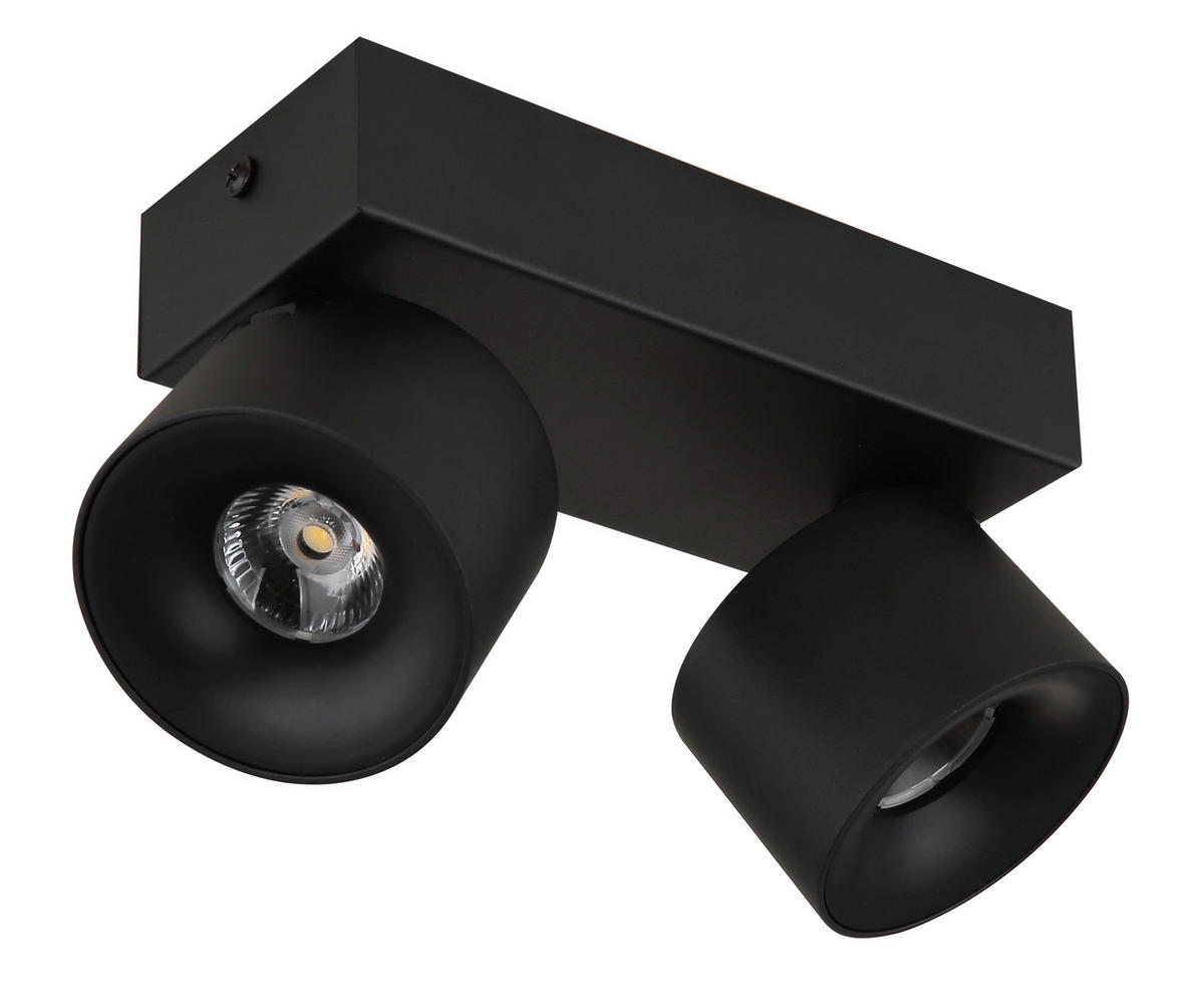 LED REFLEKTOR  - prozirno/crna, Design, metal/plastika (20,5/7,2/12cm) - Globo